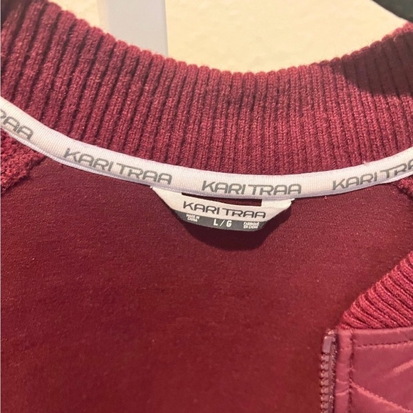 Kari Traa down/wool mixed media jacket size L - Picture 2 of 7